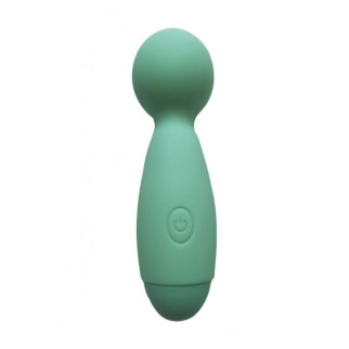 Мінівібромасажер Wooomy Smally Mini Wand Turquoise - Інтернет-магазин спільних покупок ToGether
