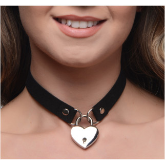 Чокер замок серце (2ремішка 2ключа) Lock-It Heart Choker With Lockabl - Інтернет-магазин спільних покупок ToGether