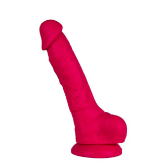 Фалоімітатор Alive Adam Pink L, двошаровий, силікон + Silexpan, діаметр 4 см - Інтернет-магазин спільних покупок ToGether