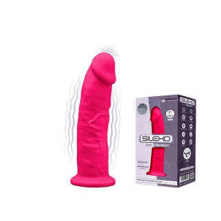 Фалоімітатор з вібрацією SilexD Henry Vibro Pink (MODEL 2 size 7in), двошаровий, діаметр 4,4 см - Інтернет-магазин спільних покупок ToGether