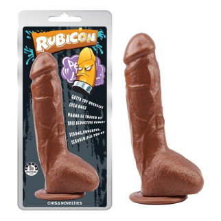 Фалоімітатор на присосці Chisa Brunet Trick Penis-Brown-Rubicon 23*4.5 см - Інтернет-магазин спільних покупок ToGether