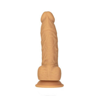 Фалоімітатор ADDICTION Dual Density Silicone Dildo Caramel 8″, присоска, діаметр 4,3 см, віброкуля в - Інтернет-магазин спільних покупок ToGether