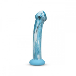 Фалоімітатор нереалістичний Gildo зі скла, блакитний - Інтернет-магазин спільних покупок ToGether