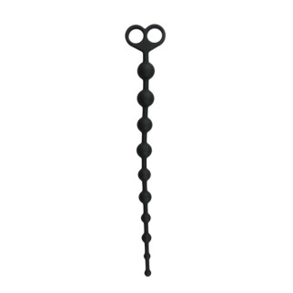 ET106BLK Анальне намисто Long Anal Beads чорне, 33.5 см x 2.5 см - Інтернет-магазин спільних покупок ToGether