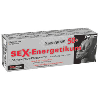 Ерекційний крем JOY Division Sex Energetic 50+ Sexenergy Cream, 40 мл - Інтернет-магазин спільних покупок ToGether