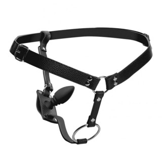 AF310 Портупея труси з кільцем на член Harness With Cock Ring And Anal Plug і анальною пробкою - Інтернет-магазин спільних покупок ToGether