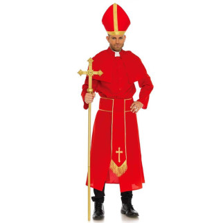 Костюм Кардинал чоловічий Leg Avenue Costume Cardinal Red XL - Інтернет-магазин спільних покупок ToGether