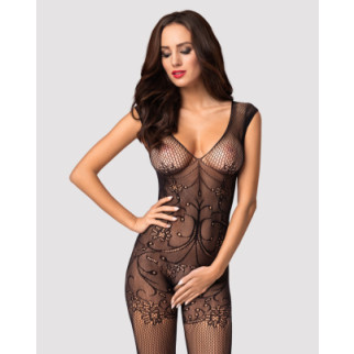 Бодістокінг Obsessive Bodystocking F234 S/M/L, абстрактний малюнок, глибоке декольте - Інтернет-магазин спільних покупок ToGether