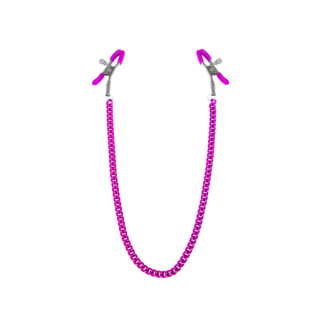 Затискачі для сосків з ланцюжком Feral Feelings Nipple clamps Classic, рожевий - Інтернет-магазин спільних покупок ToGether