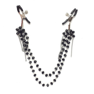 Затискач для сосків Art of Sex - Nipple clamps Sexy Jewelry Black - Інтернет-магазин спільних покупок ToGether