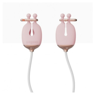 Затискачі для сосків з вібрацією Qingnan No.2 Vibrating Nipple Clamps Pink - Інтернет-магазин спільних покупок ToGether