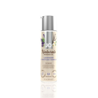 Масажна олія System JO - Naturals Massage Oil - Lavender & Vanilla з натуральними ефірними оліями (1 - Інтернет-магазин спільних покупок ToGether