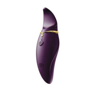Вібратор 2в1 з язичком Zalo — Hero Twilight Purple, кристал Swarovski - Інтернет-магазин спільних покупок ToGether