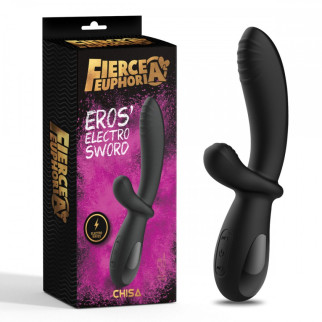 Вібратор кролик з електростимуляцією Chisa Fierce Euphoria Eros'electro Sword  - Інтернет-магазин спільних покупок ToGether