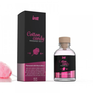 Їстівний масажний гель для інтимних зон Intt Cotton Candy (30 мл) - Інтернет-магазин спільних покупок ToGether