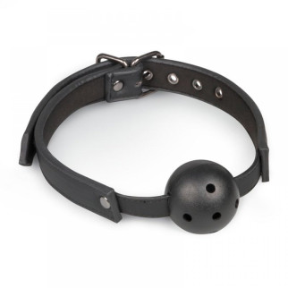 Кляп Ball Gag With PVC Ball-Black Easytoys - Інтернет-магазин спільних покупок ToGether