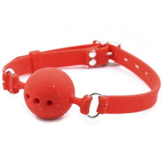 Кляп силіконовий DS Fetish Silicone gag M red - Інтернет-магазин спільних покупок ToGether