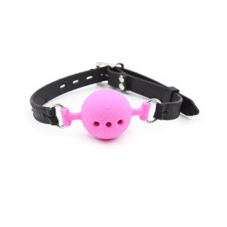 Кляп DS Fetish Mouth silicone gag L black/pink - Інтернет-магазин спільних покупок ToGether