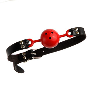 Кляп із червоною кулькою, латекс, чорний ремінь - Інтернет-магазин спільних покупок ToGether