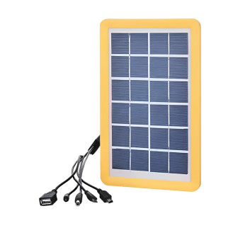 Зарядний пристрій EP-0902 із сонячною панеллю 5в1 6 V 3 W - Інтернет-магазин спільних покупок ToGether