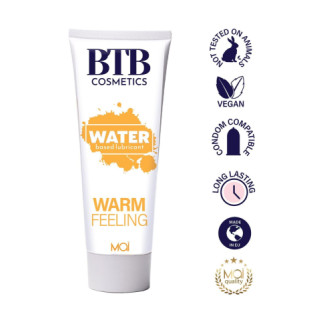 Розігрівальна змазка на водній основі BTB WARM FEELING (100 мл) - Інтернет-магазин спільних покупок ToGether