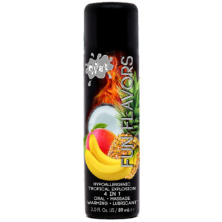 Розігріваючий лубрикант Wet Fun Flavors Tropical Fruit Explosion (мультифрукт) 89 мл - Інтернет-магазин спільних покупок ToGether