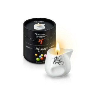 Масажна свічка Plaisirs Secrets Bubble Gum (80 мл) подарункова упаковка, керамічний посуд - Інтернет-магазин спільних покупок ToGether