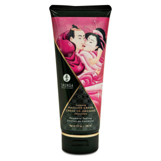 Їстівний масажний крем Shunga Kissable Massage Cream – Raspberry Feeling (200 мл) - Інтернет-магазин спільних покупок ToGether