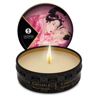 Масажна свічка Shunga Mini Massage Candle – Rose Petals (30 мл) з афродизіаками - Інтернет-магазин спільних покупок ToGether