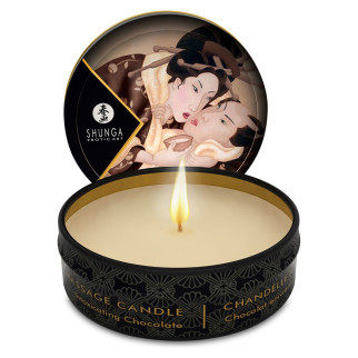 Масажна свічка Shunga Mini Massage Candle – Intoxicating Chocolate (30 мл) з афродизіаками - Інтернет-магазин спільних покупок ToGether