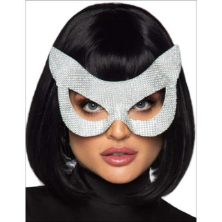Костюмна маска для очей Leg Avenue зі штучними стразами сріблястого кольору зі штучними стразами - Інтернет-магазин спільних покупок ToGether