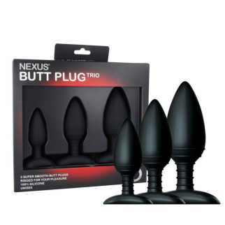 Набір анальних пробок Nexus Butt Plug Trio, макс. діаметр 3–4–5 см - Інтернет-магазин спільних покупок ToGether
