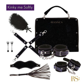 Подарунковий набір для BDSM RIANNE S — Kinky Me Softly Black: 8 предметів для задоволення - Інтернет-магазин спільних покупок ToGether