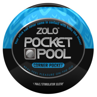 Мастурбатор ZOLO POCKET POOL CORNER POCKET - Інтернет-магазин спільних покупок ToGether