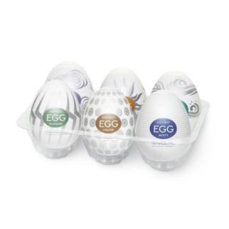 Набір мастурбаторів-яєць Tenga Egg Hard Boild Pack (6 яєць) - Інтернет-магазин спільних покупок ToGether