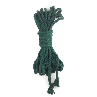 Бавовняна мотузка BDSM 8 метрів, 6 мм, зелений колір - Інтернет-магазин спільних покупок ToGether