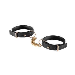 Наручники з екошкіри Bijoux Indiscrets Maze – Thin Handcuffs Black - Інтернет-магазин спільних покупок ToGether