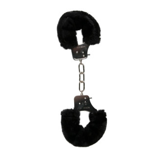 Наручники EASYTOYS Furry Handcuffs-Black - Інтернет-магазин спільних покупок ToGether