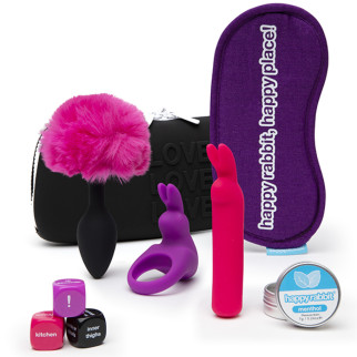 Набір секс іграшок Happy Rabbit Couple's Pleasure Kit (7 Piece) - Інтернет-магазин спільних покупок ToGether