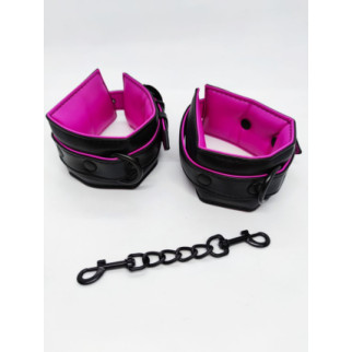 Наручники DS Fetish Handcuffs black-pink - Інтернет-магазин спільних покупок ToGether
