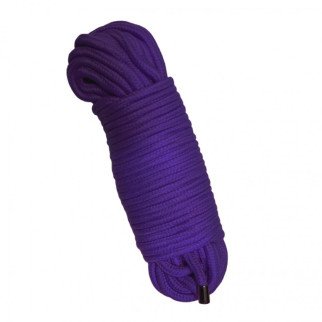 Мотузка для зв'язування 20 метрів, наконечники метал, фіолетова - Інтернет-магазин спільних покупок ToGether