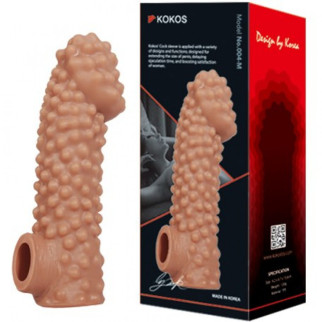Насадка на пеніс з отвором для мошонки Kokos 15,6 см. CS 004-M - Інтернет-магазин спільних покупок ToGether