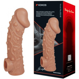 Насадка на пеніс з отвором для мошонки Kokos 15,6 см. CS 002-M - Інтернет-магазин спільних покупок ToGether