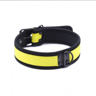 Нашийник з неопрену DS Fetish Collar neoprene yellow - Інтернет-магазин спільних покупок ToGether