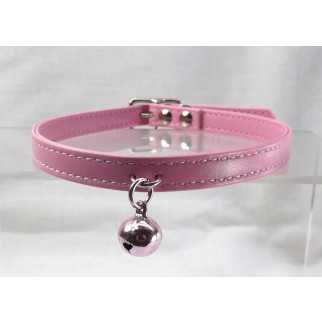 Нашийник з дзвіночком DS Fetish Collar rose with bell - Інтернет-магазин спільних покупок ToGether