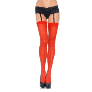 Сексуальні панчохи під підв’язки Leg Avenue Sheer Stockings Red, one size - Інтернет-магазин спільних покупок ToGether