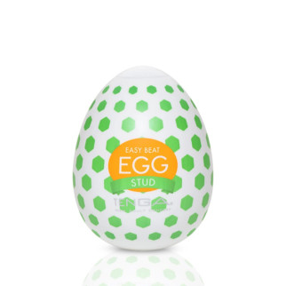 Мастурбатор-яйце Tenga Egg Stud із шестикутними виступами - Інтернет-магазин спільних покупок ToGether