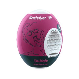 Самозмащувальний мастурбатор-яйце Satisfyer Masturbator Egg Bubble, одноразовий, не потребує змазки - Інтернет-магазин спільних покупок ToGether