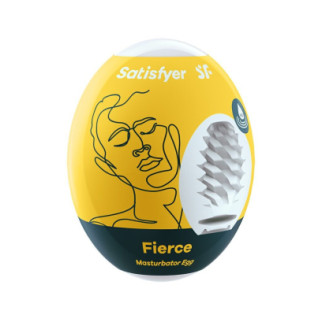 Самозмащувальний мастурбатор-яйце Satisfyer Masturbator Egg Fierce, одноразовий, не потребує змазки - Інтернет-магазин спільних покупок ToGether