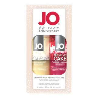 Набір смакових змазок System JO Champagne & Red Velvet Cake (2×60 мл), Limited Edition - Інтернет-магазин спільних покупок ToGether